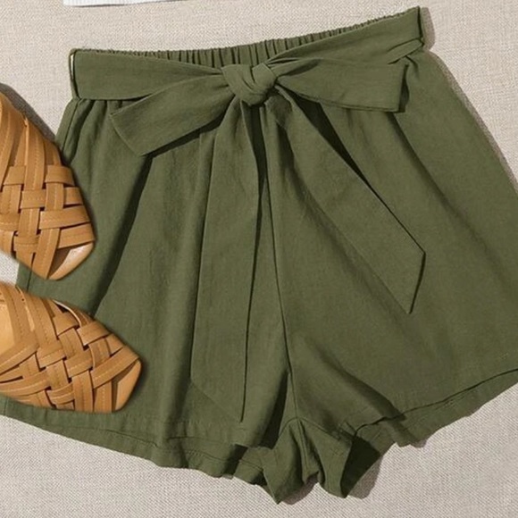 Belted Shorts - Picture 1 of 4